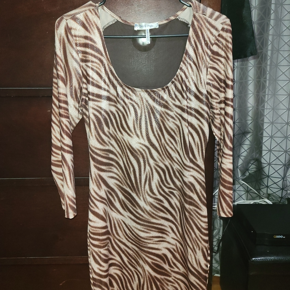 Animal print dress